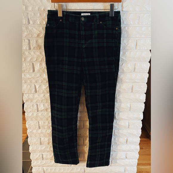 Charter Club Plaid Corduroys - Picture 2 of 5